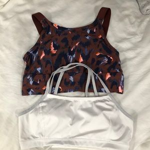 Set of bralettes or swim tops